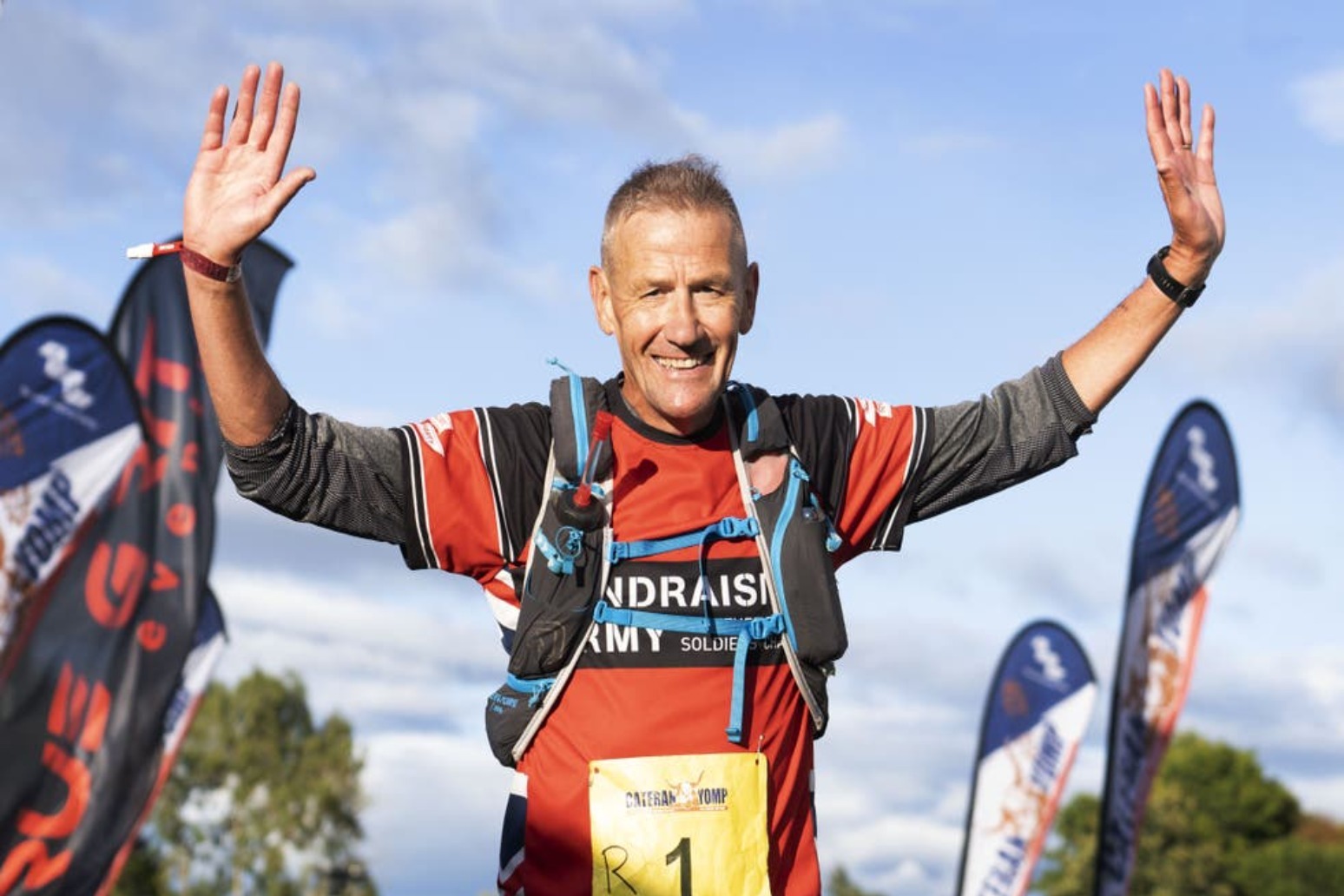 Army veteran inspired by Captain Sir Tom Moore sets record in endurance event.